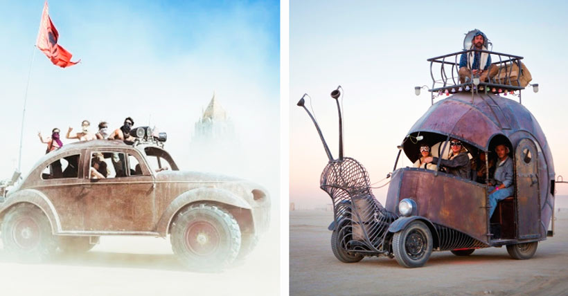 Art-cars на Бернинг Мэн